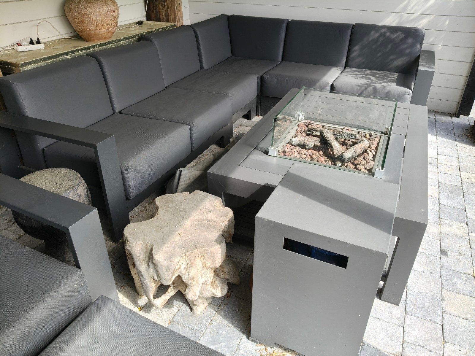 Loungeset, Tuin en Terras, Tuinsets en Loungesets, Ophalen, Loungeset
