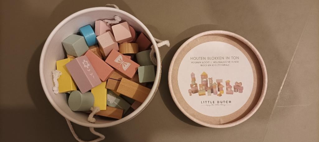 Houten blokken (Little Dutch), Ophalen, Zo goed als nieuw, Overige typen