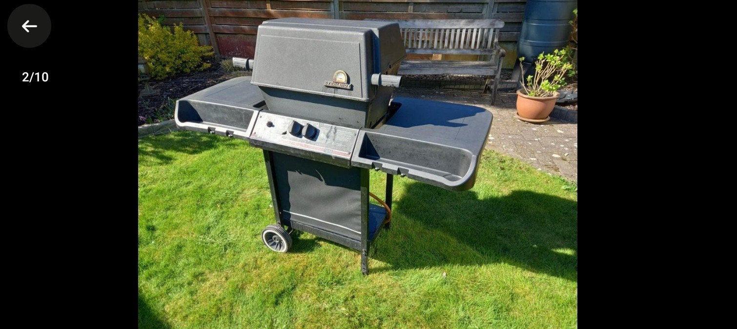 BBQ op gas, Tuin en Terras, Ophalen, Gebruikt, STERLING