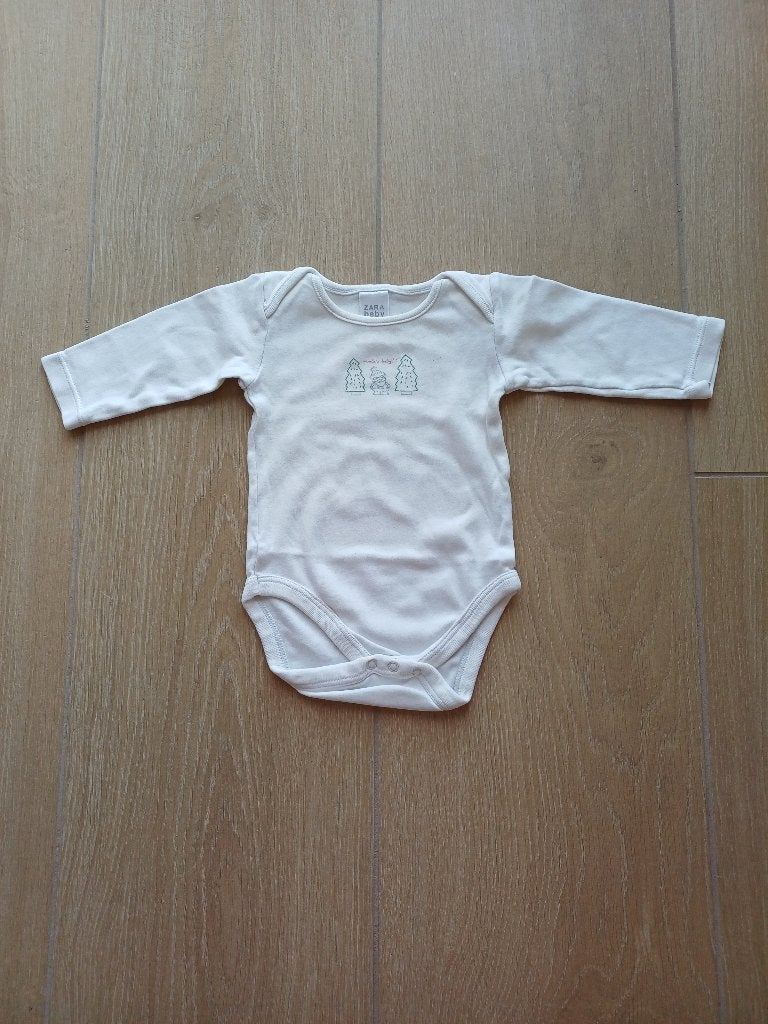 Kerst romper maat 68 Zara Baby, Nacht- of Onderkleding, Gebruikt, Zara Baby, Jongetje of Meisje