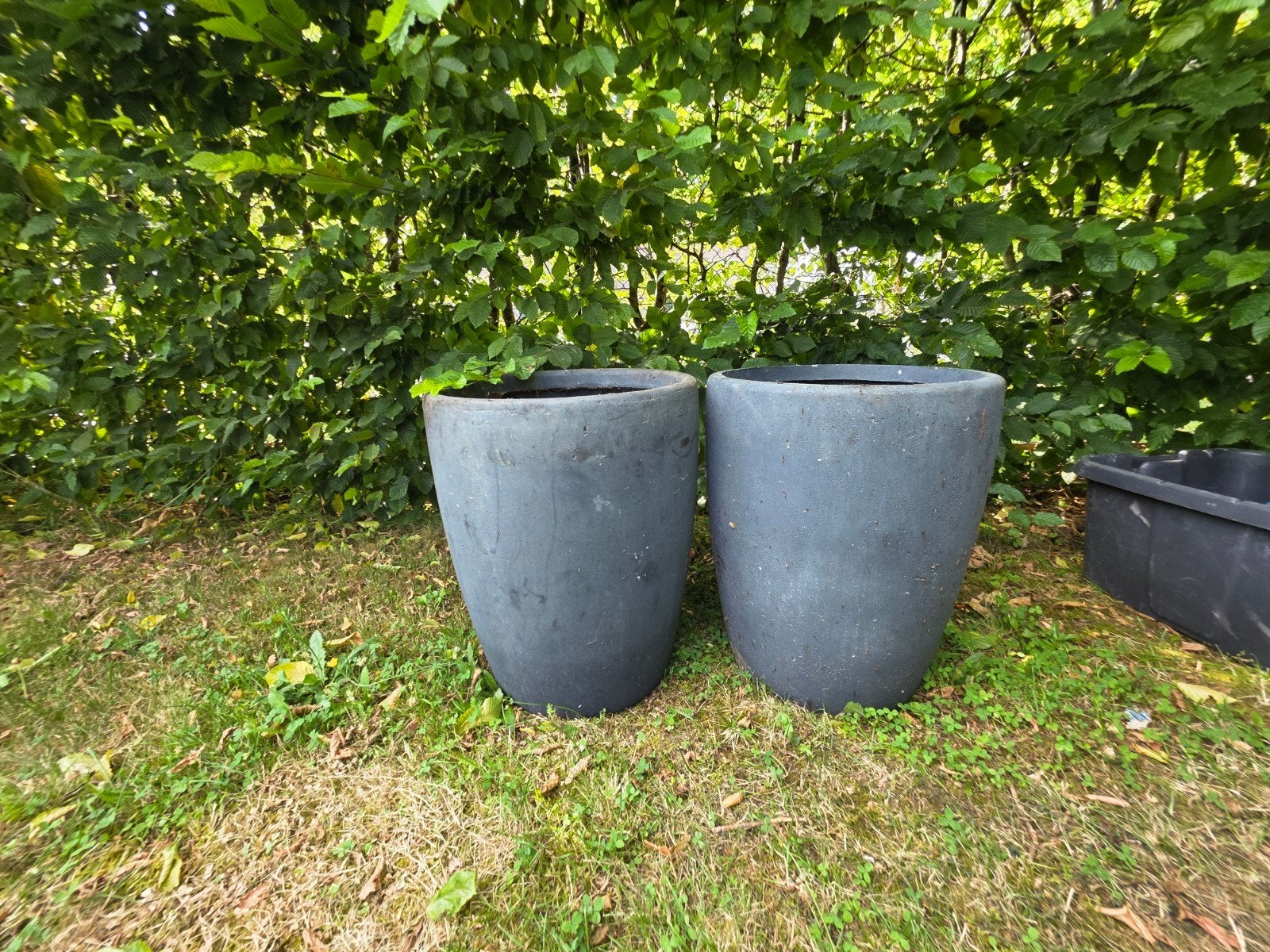 2 ploempotten in steen, Tuin en Terras, Ophalen, Steen