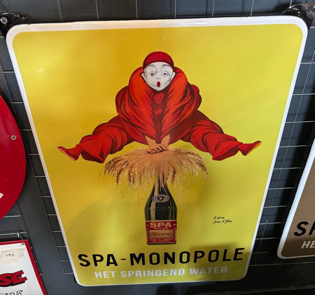 emaille reclamebord spa monopole, Enlèvement ou Envoi, Neuf, Panneau publicitaire