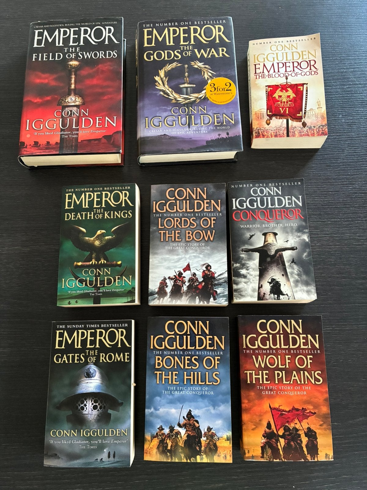 Conn Iggulden – 9 Engelstalige boeken – goede staat, Boeken, Ophalen, Zo goed als nieuw