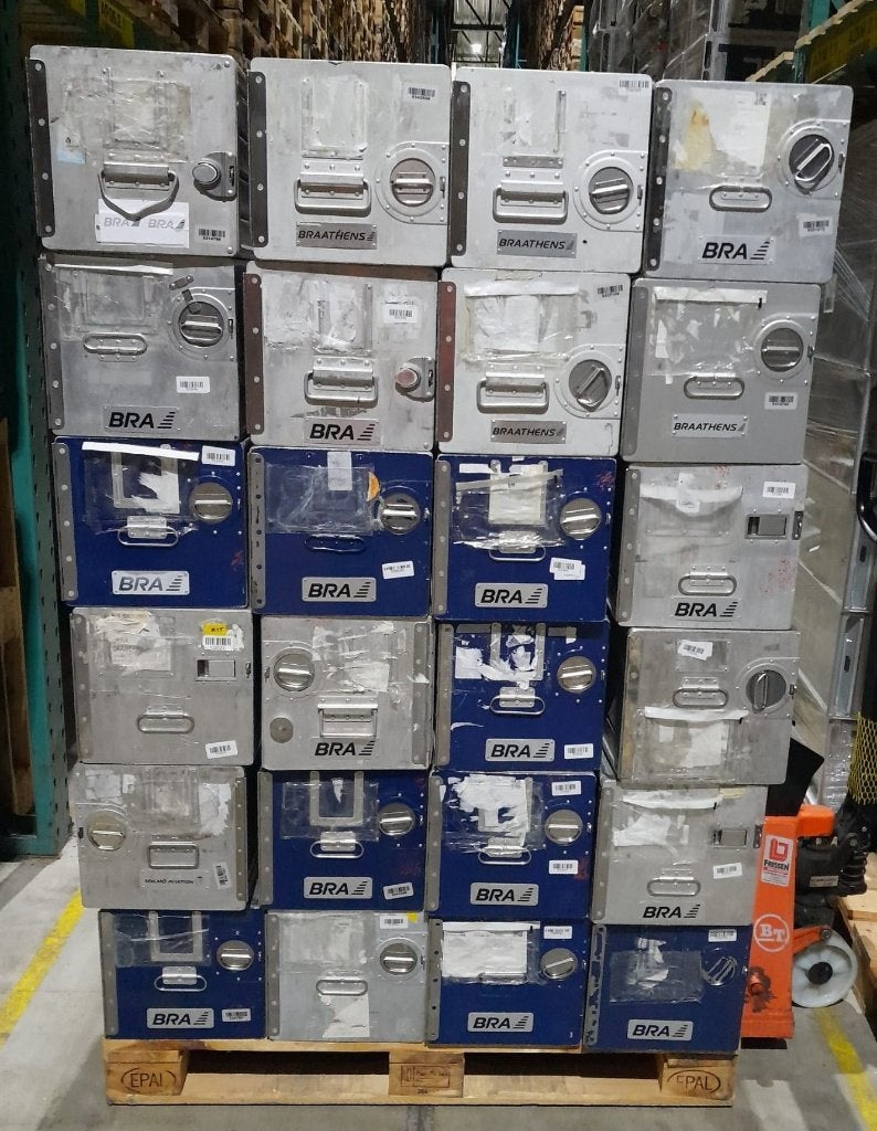 vliegtuig containers trolley trollies galley luchtvaart, Ophalen of Verzenden, Gebruikt