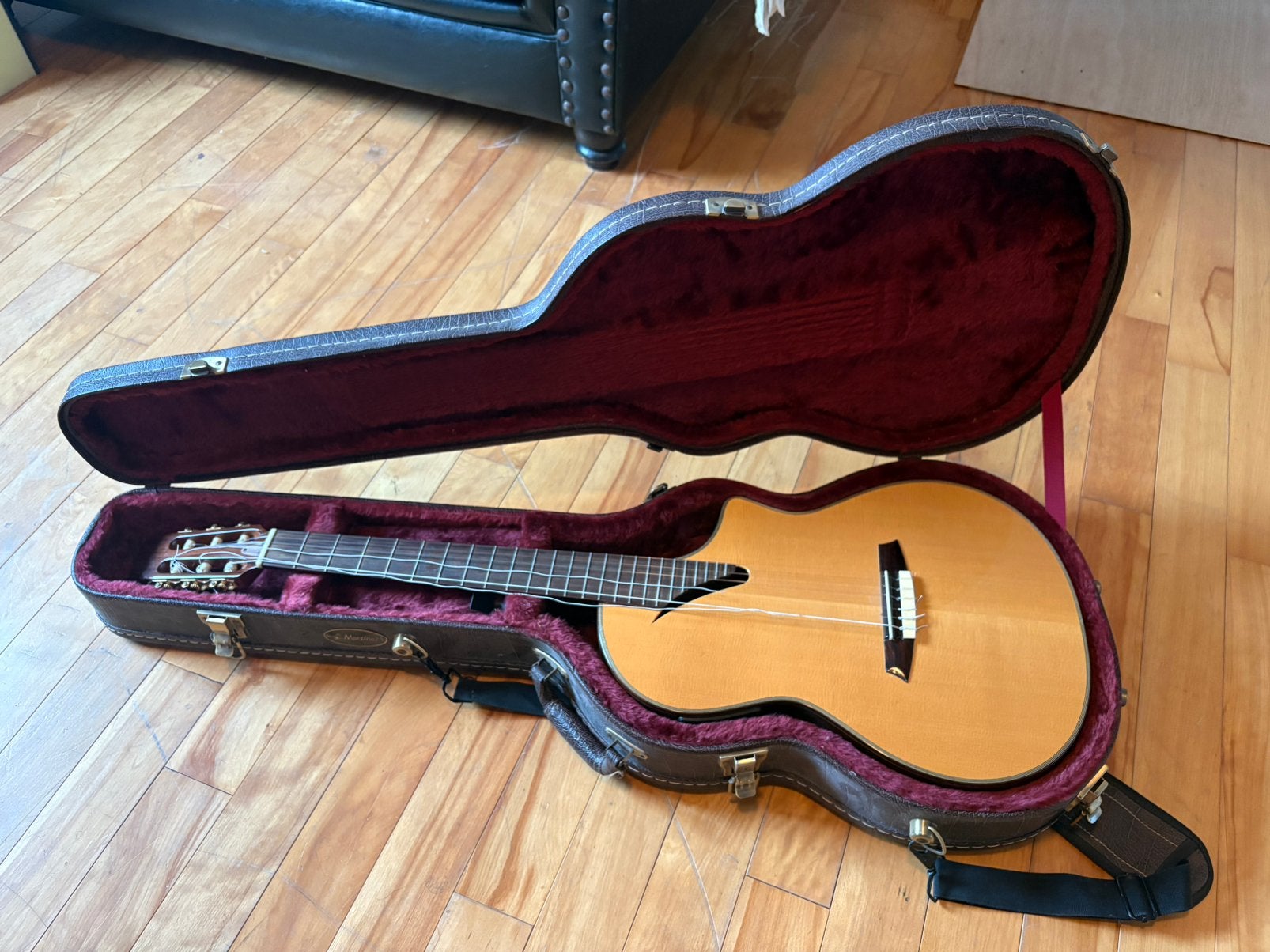 Semi acoustische Martinez Performer MSCC-14, Muziek en Instrumenten, Ophalen of Verzenden, Zo goed als nieuw, Overige typen, Met koffer