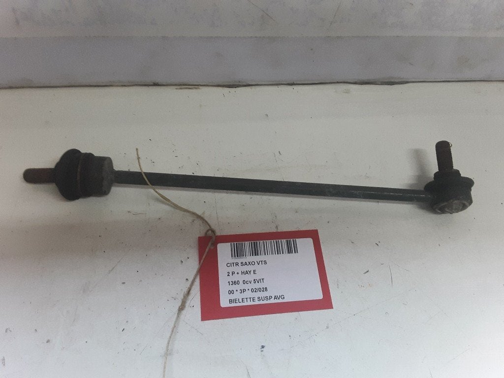 BIELLETTE DE BARRE STABILISATRICE AVANT GAUCHE Saxo, Citroën, Mevr. I. Hauben, Utilisé, Rue de l'Espoir 34 34
4030  GRIVEGNÉE, BE