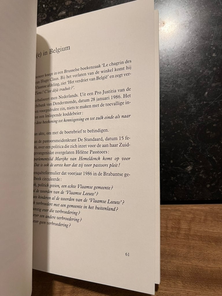 Het Belgisch Domdenken, smaadschrift - Johan Anthierens, Gelezen, Ophalen of Verzenden, Verhalen, Johan Anthierens