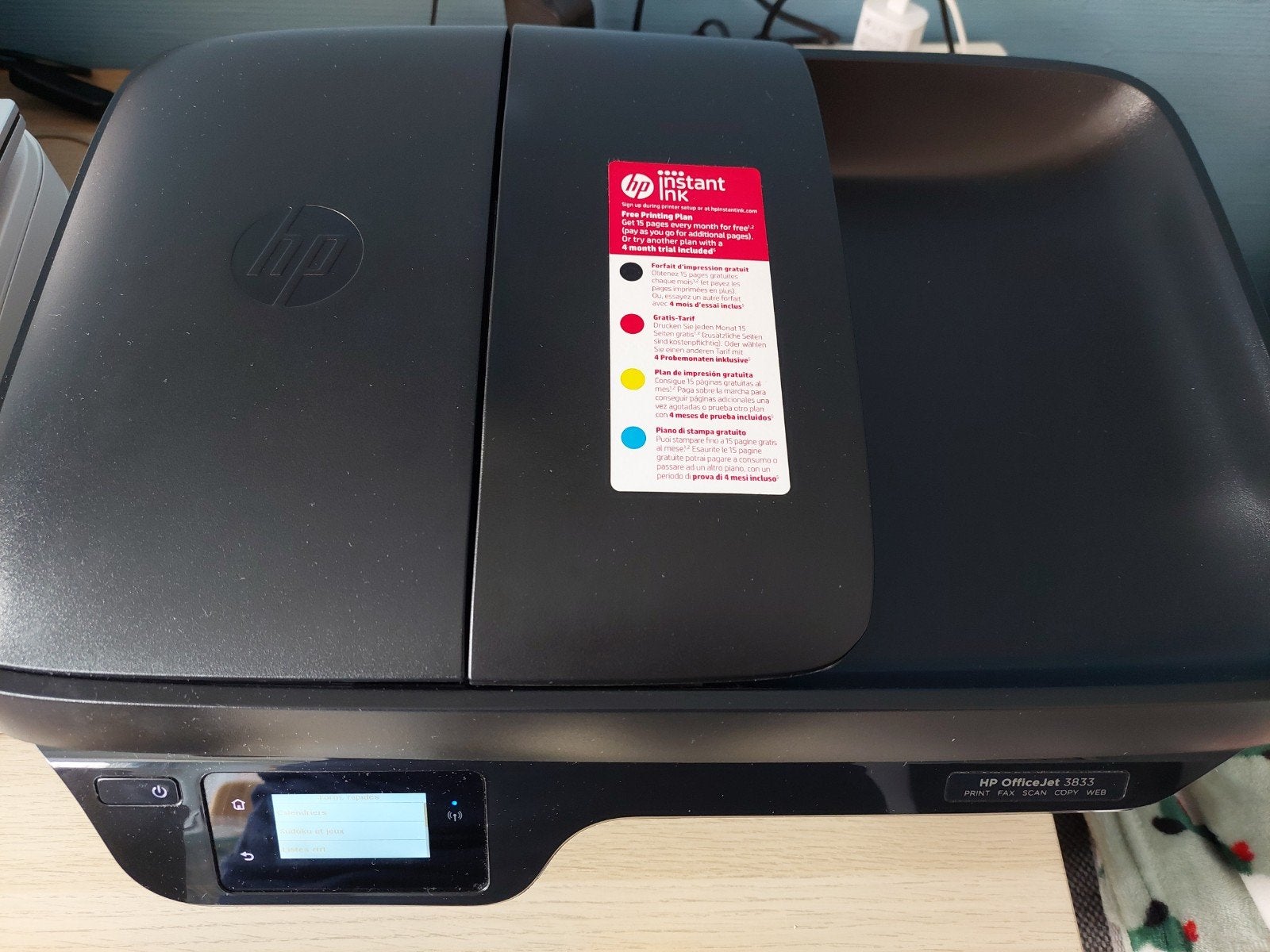 HP OFFICEJET 3833, Informatique & Logiciels, Neuf, All-in-one, Wi-Fi intégré, Enlèvement