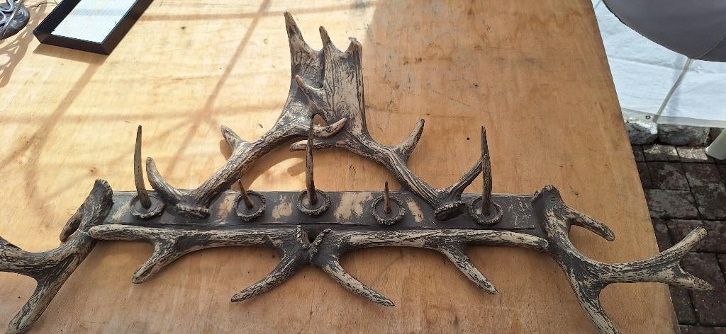 Vintage kapstok jacht, Huis en Inrichting, Woonaccessoires | Kapstokken, Overige materialen, Gebruikt, 100 tot 150 cm, Ophalen