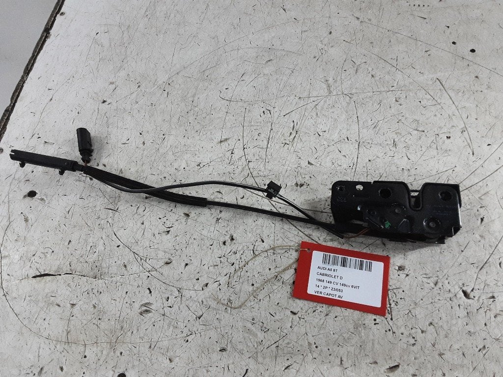 SERRURE CAPOT Audi A5 Cabrio (8F7) (8T1823746), Mevr. I. Hauben, Audi, Utilisé, Rue de l'Espoir 34 34
4030  GRIVEGNÉE, BE
