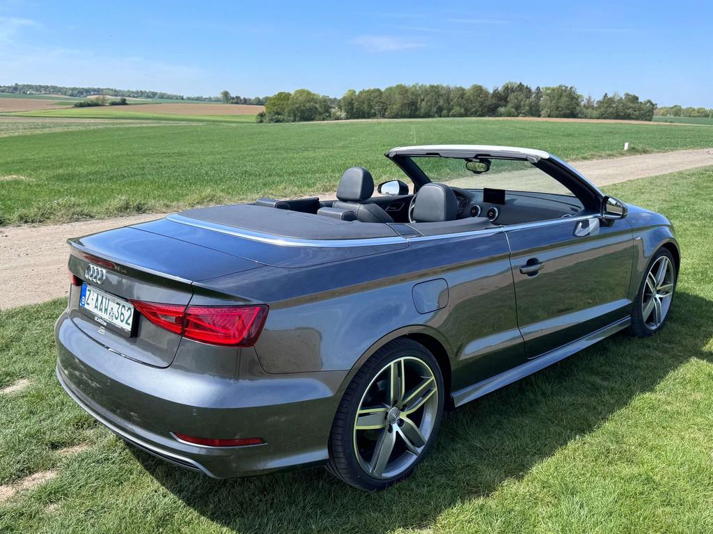 Audi A3 A3 Cabriolet 1.4 TFSI 150 CV S line S tronic, Auto's, 4 zetels, Gebruikt, Cabriolet, Leder