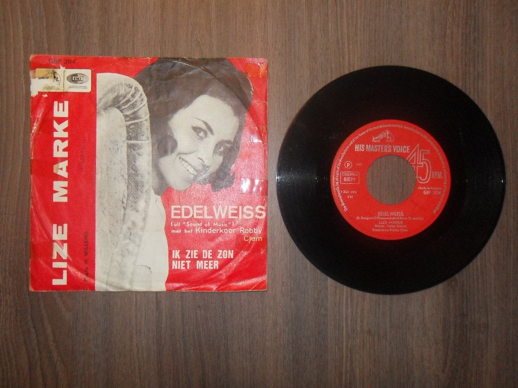 Lize Marke - Edelweiss, Ophalen of Verzenden, Gebruikt, 7 inch, Levenslied of Smartlap
