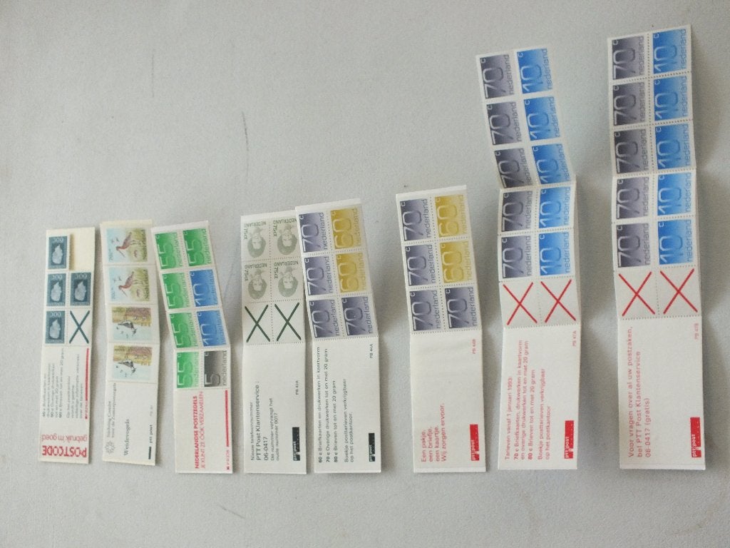 Nederland 8 boekjes postfris MNH **, Ophalen of Verzenden, Na 1940, Postfris