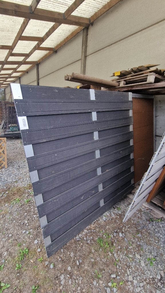 Écran de jardin composite anthracite, Enlèvement, Comme neuf, 180 à 250 cm, Autres types