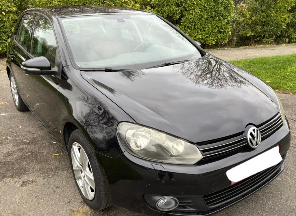 Volkswagen Golf 6 te koop, Auto's, Stof, Zwart, Zwart, Handgeschakeld