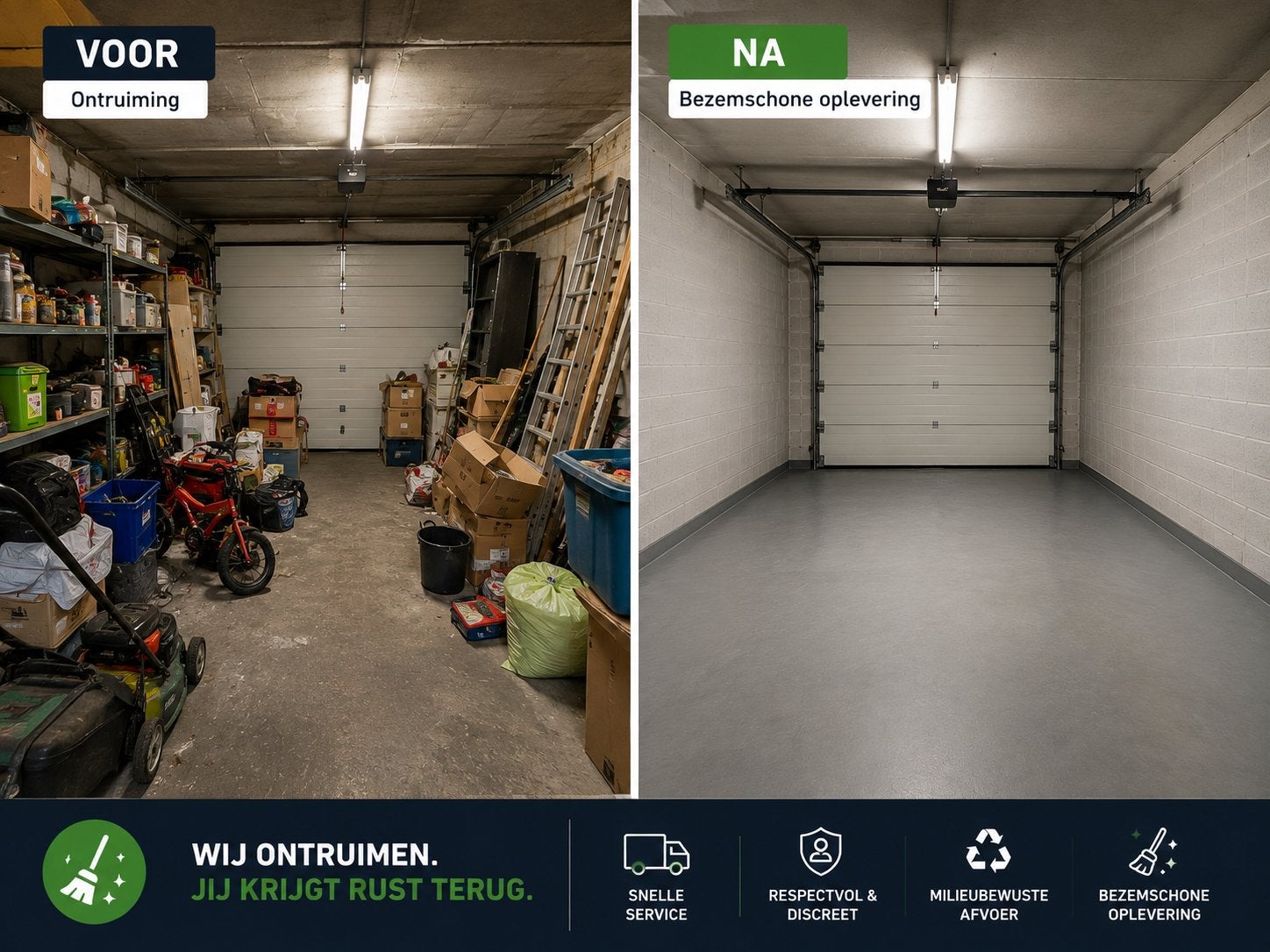 Woningontruiming & opkuis 24/7 - vaste prijs vooraf, Service d'emballage
