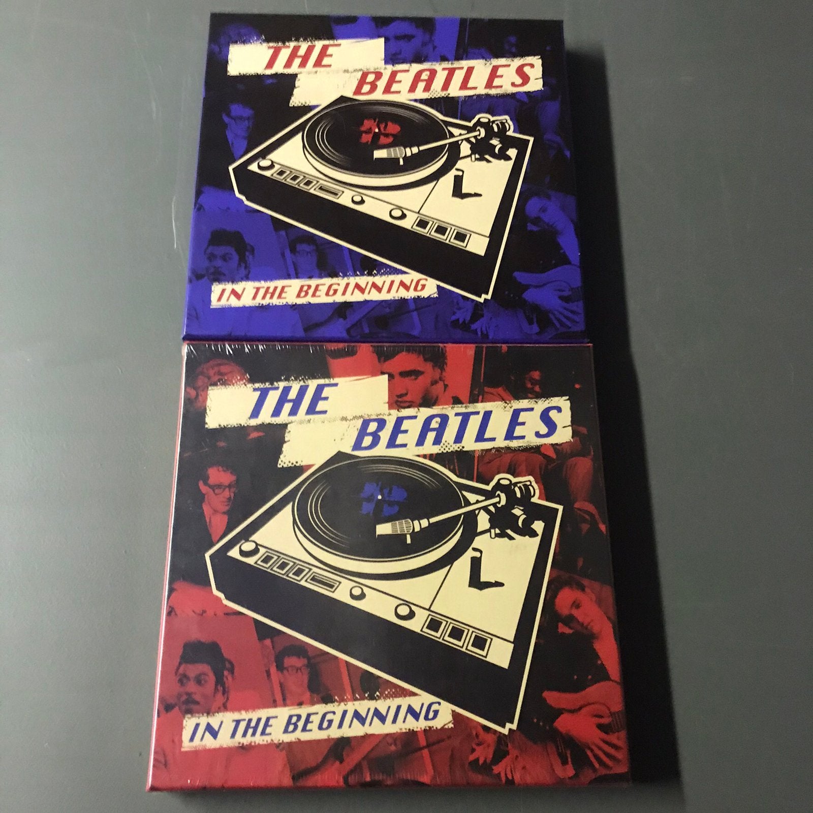 The Beatles in the Beginning  2x5 Singel box Blue - Red, Ophalen of Verzenden, Zo goed als nieuw
