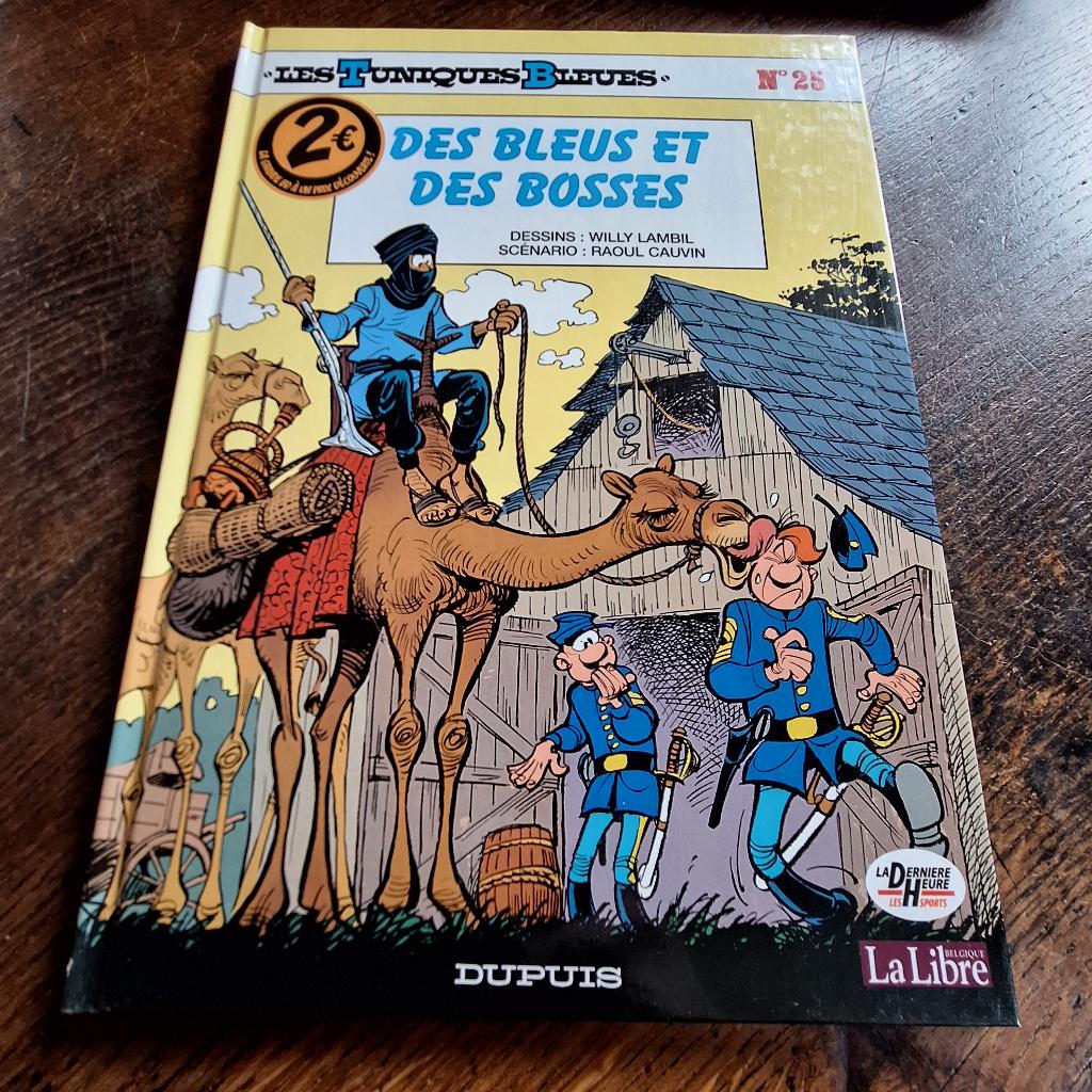 les tuniques bleues t25 des bleus et des bosses lambil, Une BD, Utilisé, Lampil, Envoi