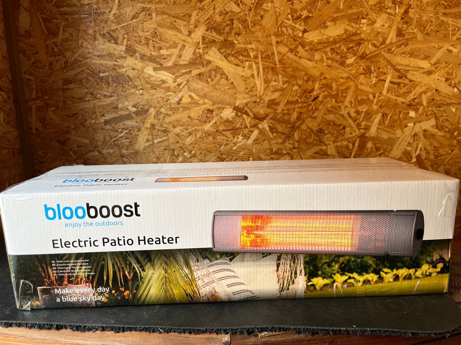 Blooboost terrasverwarmer elektrisch voor buiten, Plafond, Nieuw, Waterbestendig, Ophalen
