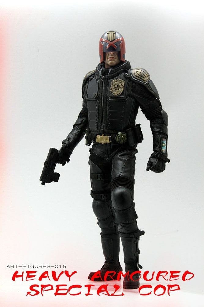 Art Figures Heavy Armored Cop Judge Dredd AF015 30 cm, Envoi, Comme neuf, Film, Figurine ou Poupée