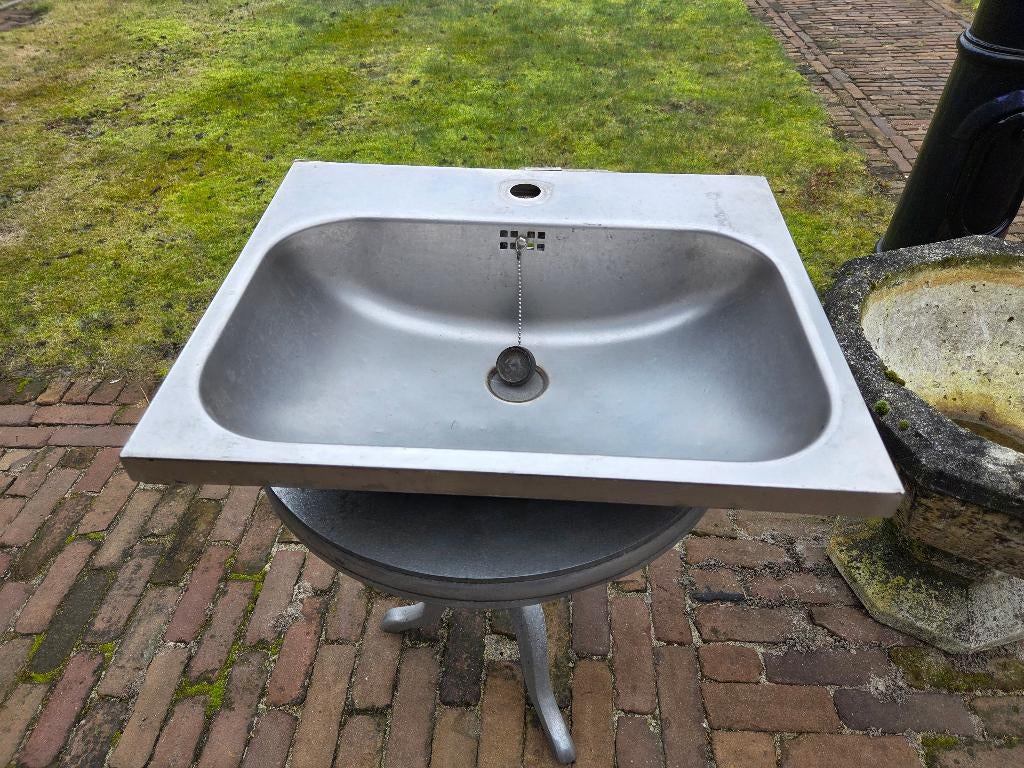 RVS was bak Lang 55 cm Breed 45 cm, Ophalen, Zo goed als nieuw, Inox
