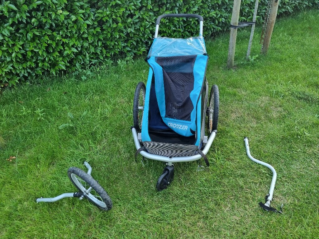 Remorque à vélo Croozer, 40 à 60 kg, Pliable, Enlèvement, Utilisé