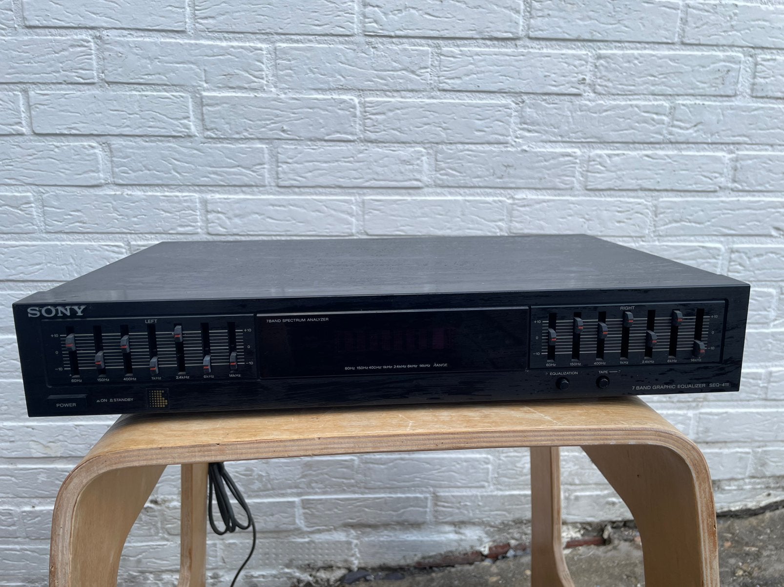 SONY Equaliser SEQ-411 MET spectrum analyser., Ophalen, Gebruikt, Sony, Losse componenten