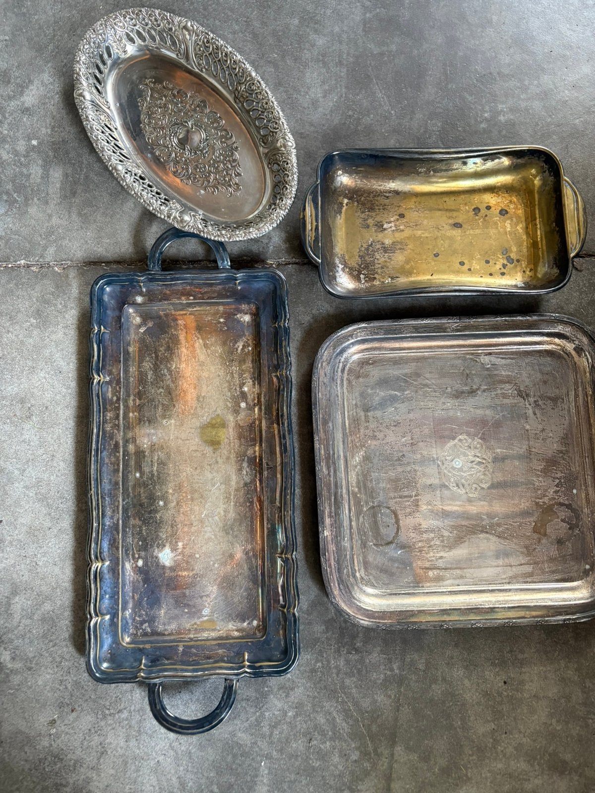 Zilver platen, Antiquités & Art, Antiquités | Argent & Or, Enlèvement