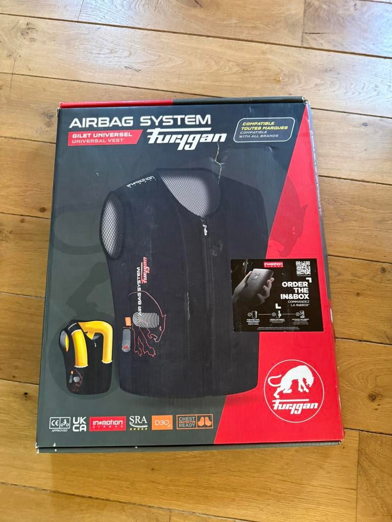 Furygan Airbag Vest (In&motion) maat S, Enlèvement, Comme neuf