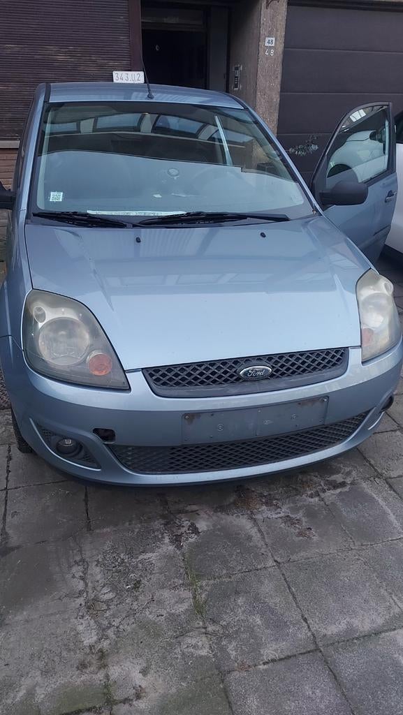 Ford Fiesta 2007 Mk5 1.4i 80 pk, Auto's, Ford, Voorwielaandrijving, Stof, 4 cilinders, Blauw