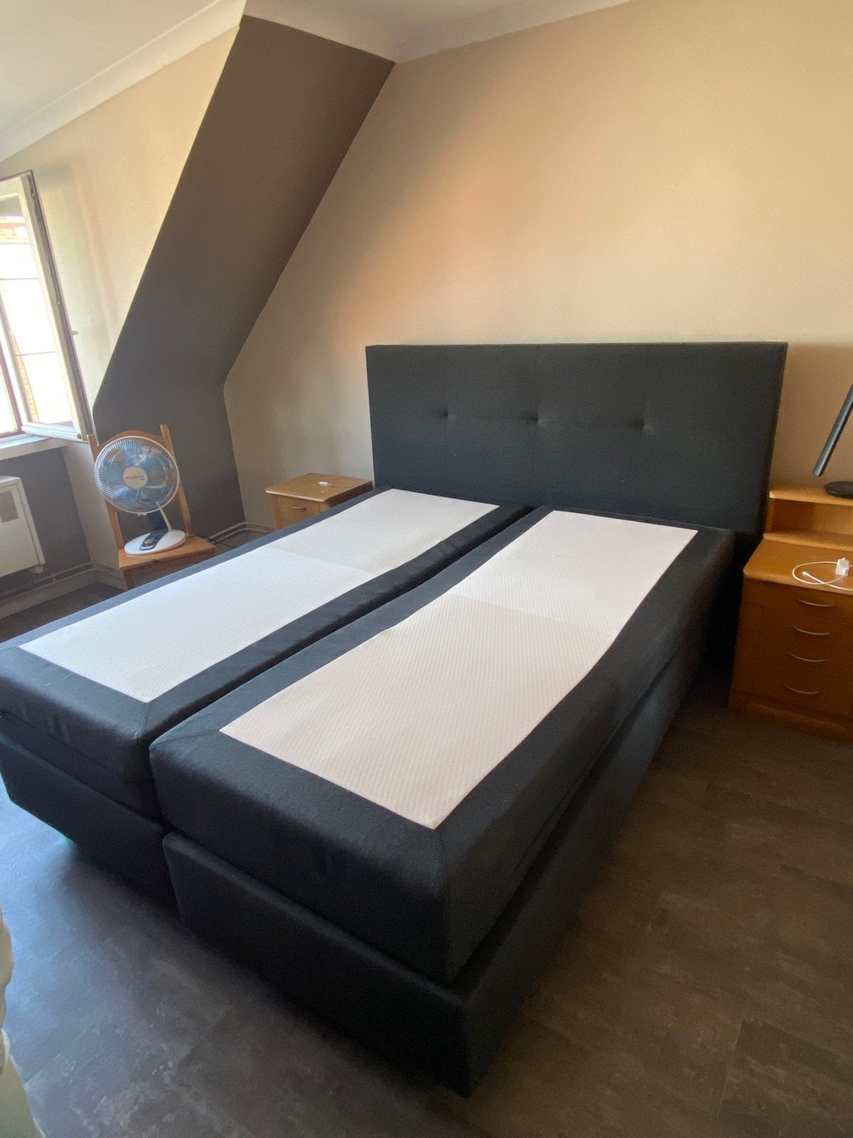 Box spring zonder topmatras, Maison & Meubles, Enlèvement, Utilisé, Deux personnes