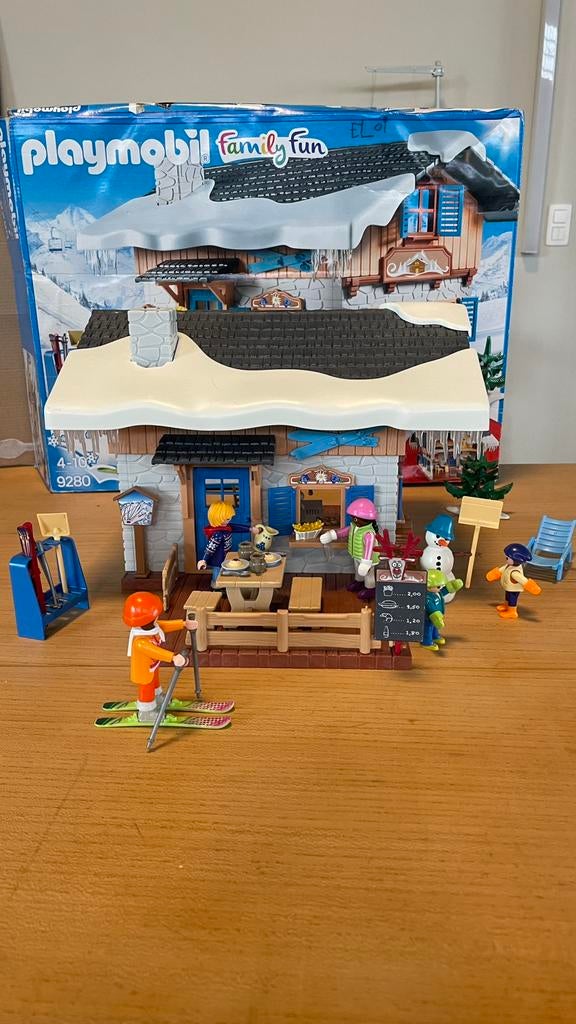 Playmobil Skihut Chalet 9280, Ophalen of Verzenden, Zo goed als nieuw