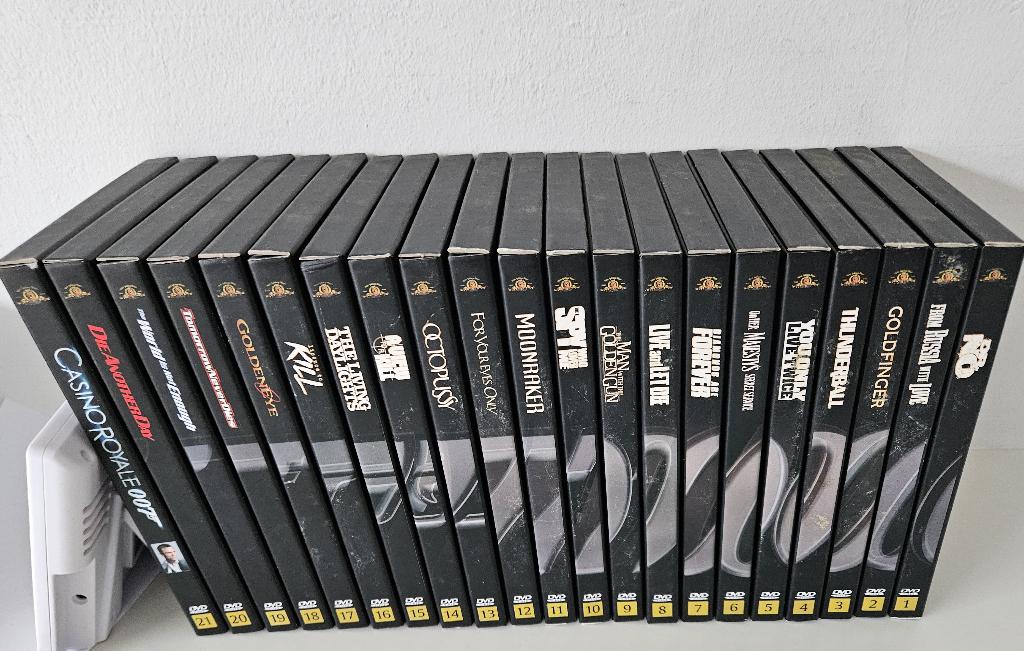 DVD Collectie James Bond films (21 DVD boxen), Ophalen of Verzenden