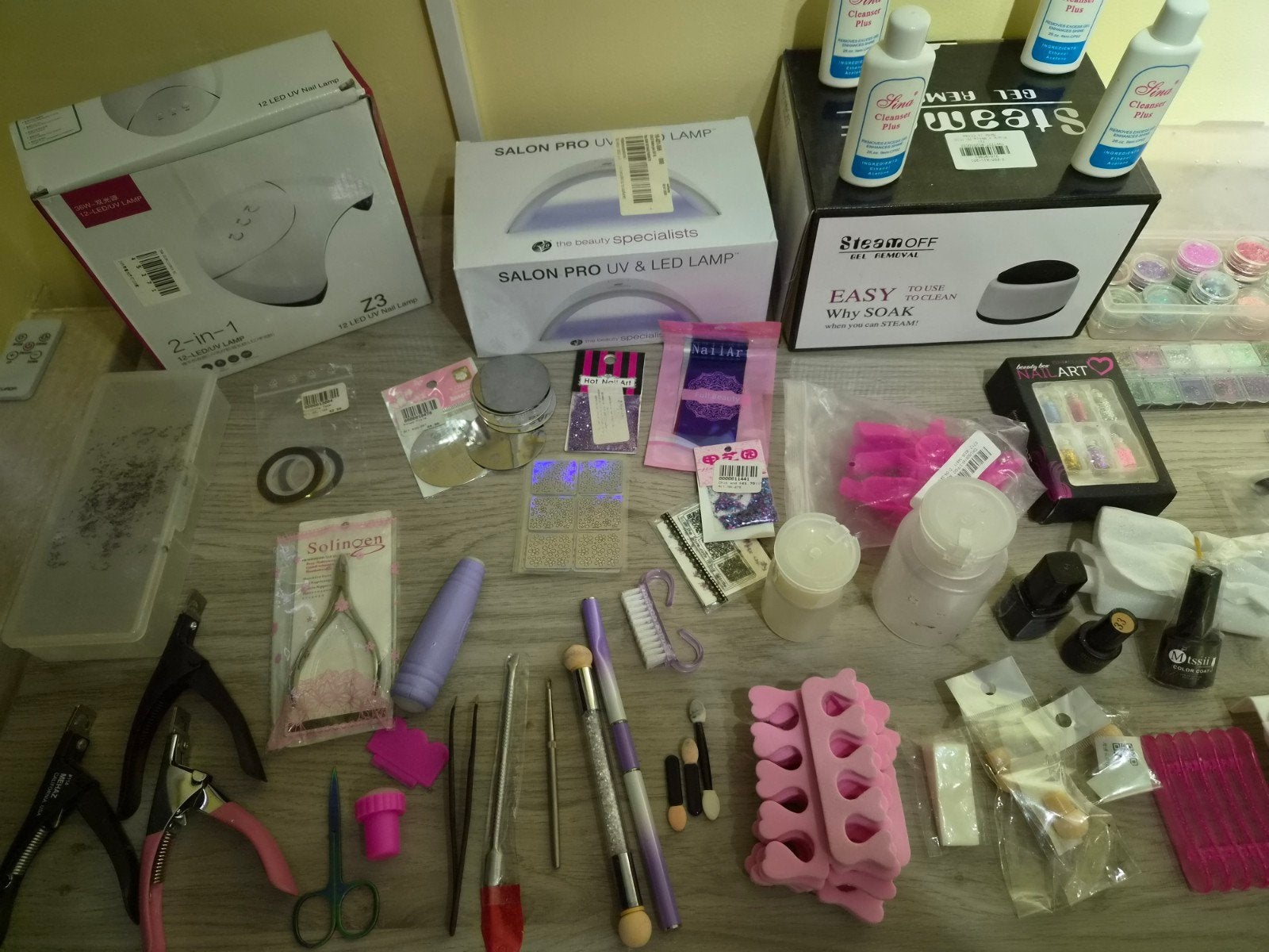Verschillende nagelproducten, Handtassen en Accessoires, Uiterlijk | Cosmetica en Make-up, Ophalen, Handen en Nagels