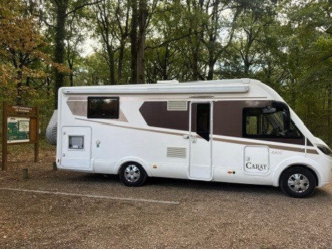 mobilhome integraal MC Louis carat 880 G, Caravanes & Camping, Camping-cars, Jusqu'à 4, Toilette à cassette, Fiat, Automatique