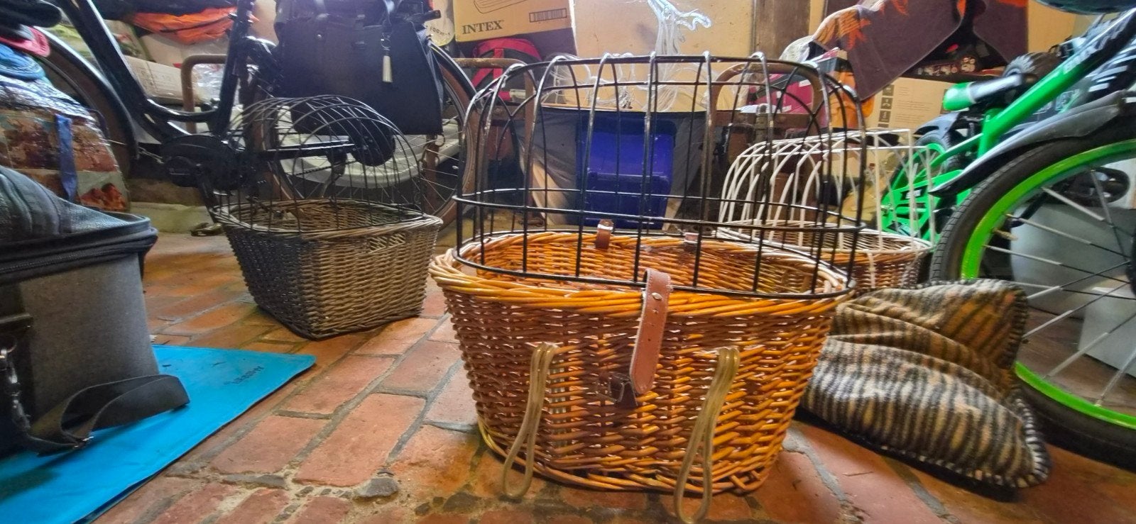 honden fiets manden