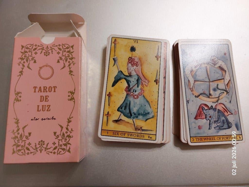 Tarot de luz, Ophalen