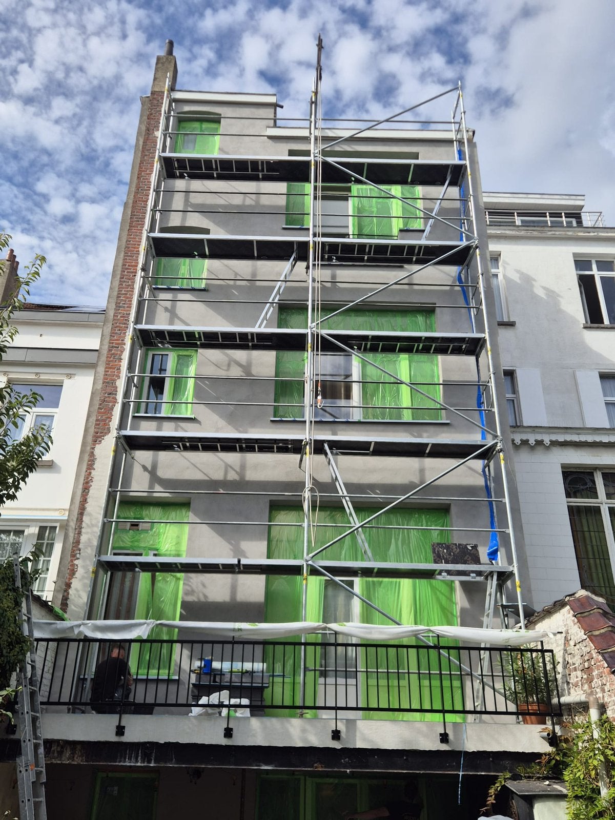 Échafaudage PLETTAC a vendre (100m2), Bricolage & Construction, Enlèvement, Comme neuf, Échafaudage de façade