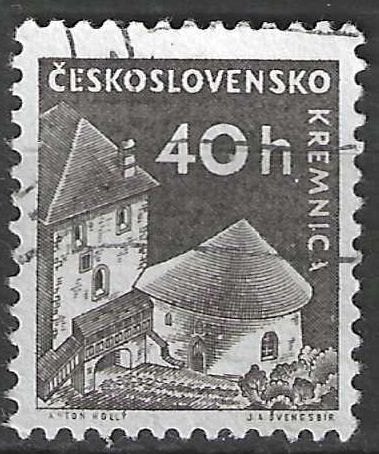 Tchécoslovaquie 1960 - Yvert 1072 - Kremnice (ST), Envoi, Affranchi