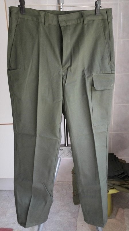 ABL Leger broeken, kaki origineel, nieuw Maat 52M = maat S, Enlèvement, Armée de terre, Vêtements ou Chaussures