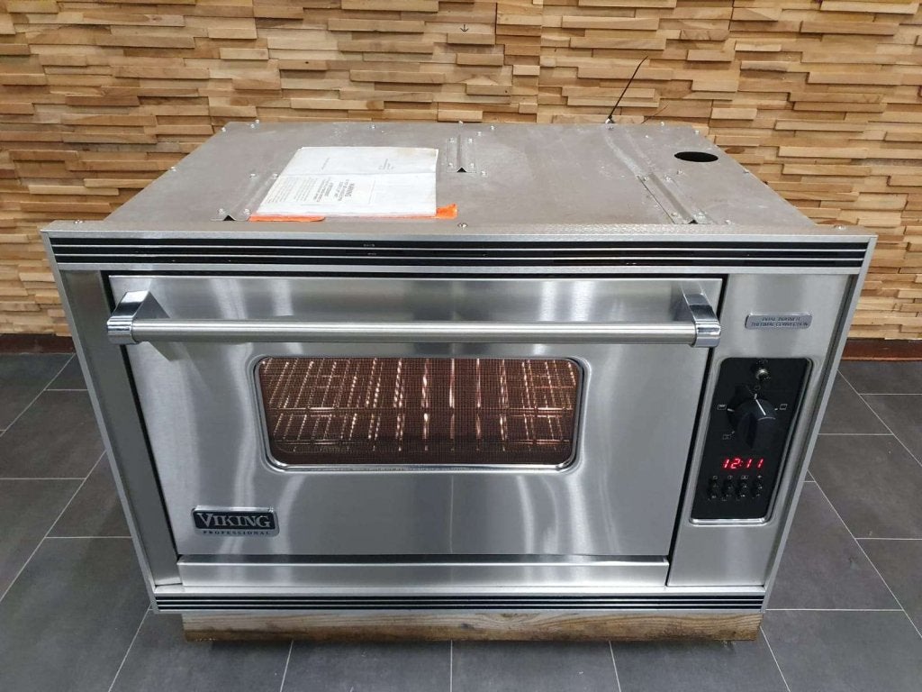 Luxe Viking inbouw GASOVEN 90cm RVS, Elektronische apparatuur, Ovens, Zo goed als nieuw, Inbouw, Oven, 60 cm of meer, Ophalen of Verzenden