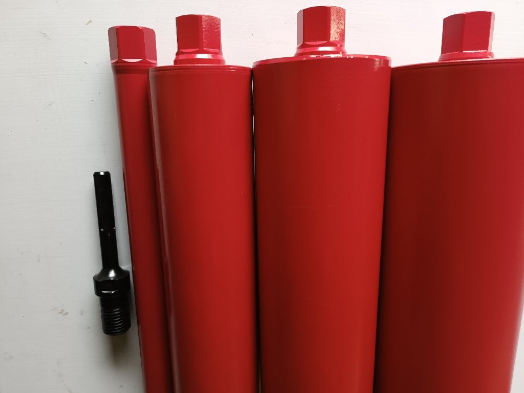 4 nouveaux carottiers  + adaptateur SDS MAX, Bricolage & Construction, Enlèvement ou Envoi, Neuf