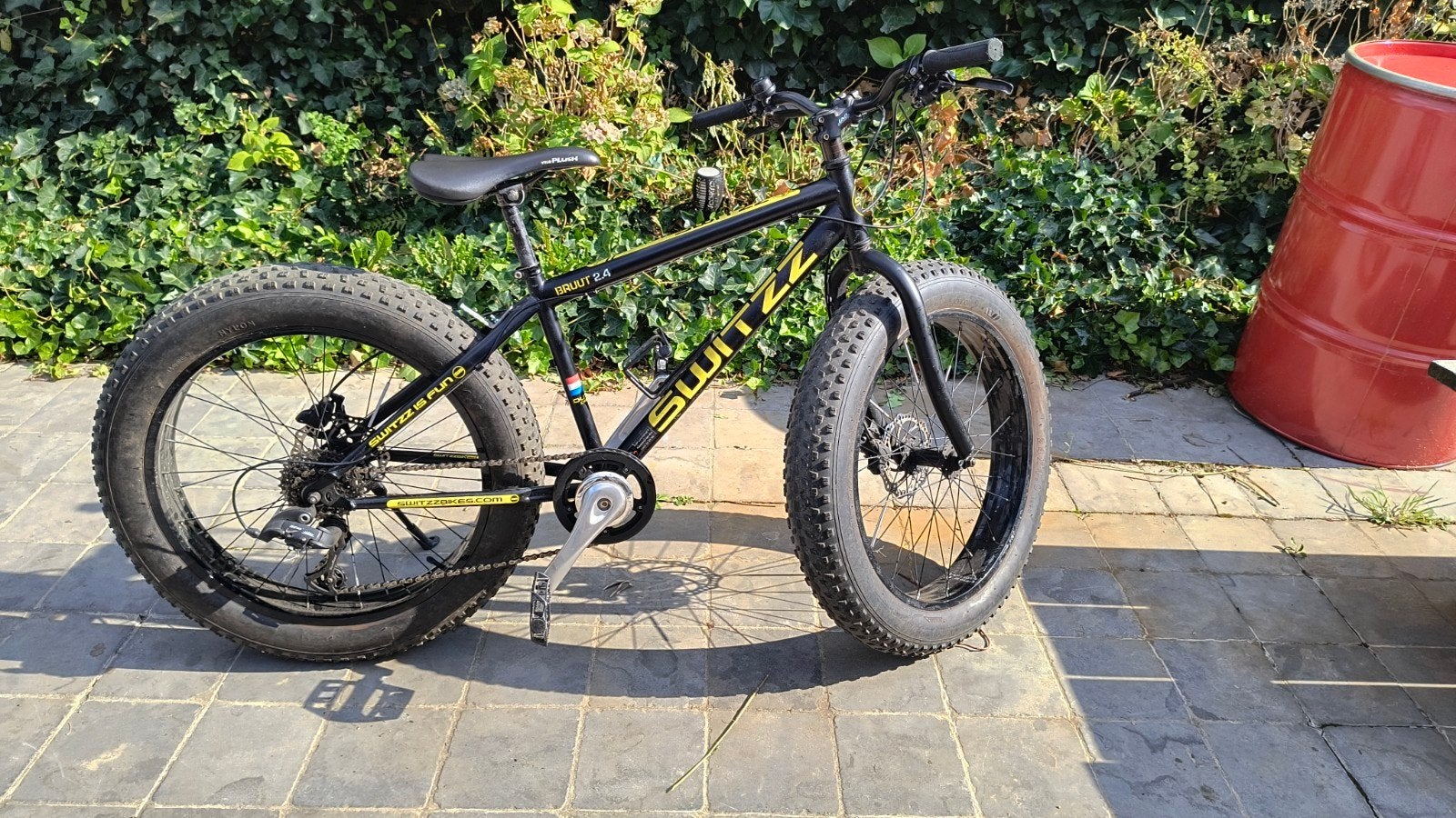 switzz bruut 24 gravel fatbike, Ophalen, Switzz, Versnellingen, Schijfrem