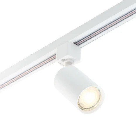 Railverlichting 3m incl 20 spots, Maison & Meubles, Lampes | Spots, Neuf, Dimmable, GU10, Enlèvement