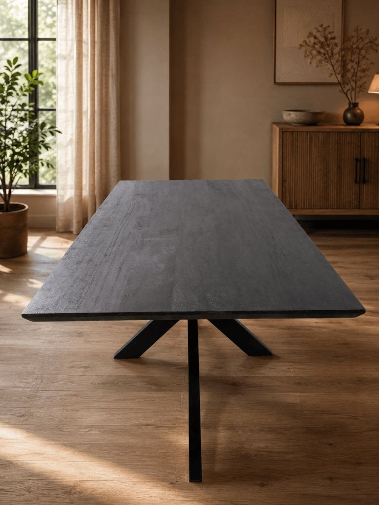 zwarte eettafel 220, Enlèvement, Autres essences de bois