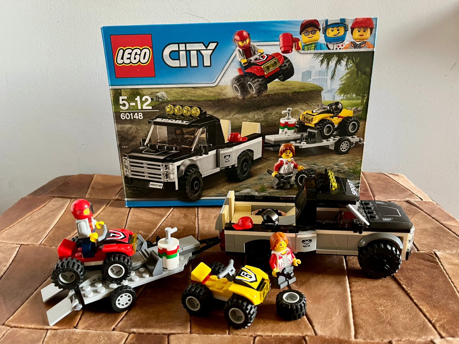 LEGO City 60148 - Racebuggy en pick-up truck, City, Lego, Ophalen of Verzenden, Zo goed als nieuw