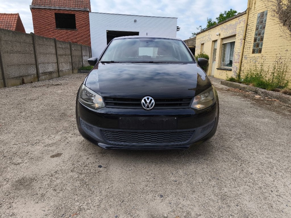 VW Polo 1.2 benzine EURO 5, Airco, Keuring, Voorwielaandrijving, Euro 5, Stof, Zwart