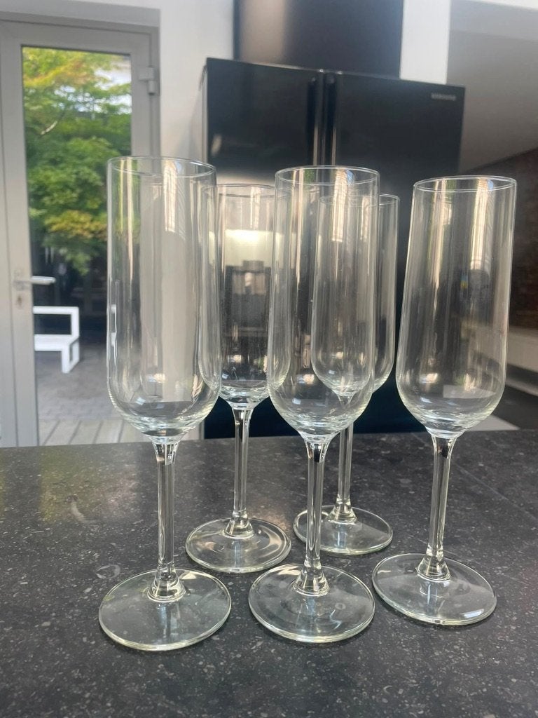 Champagneglazen - set van 5, Enlèvement