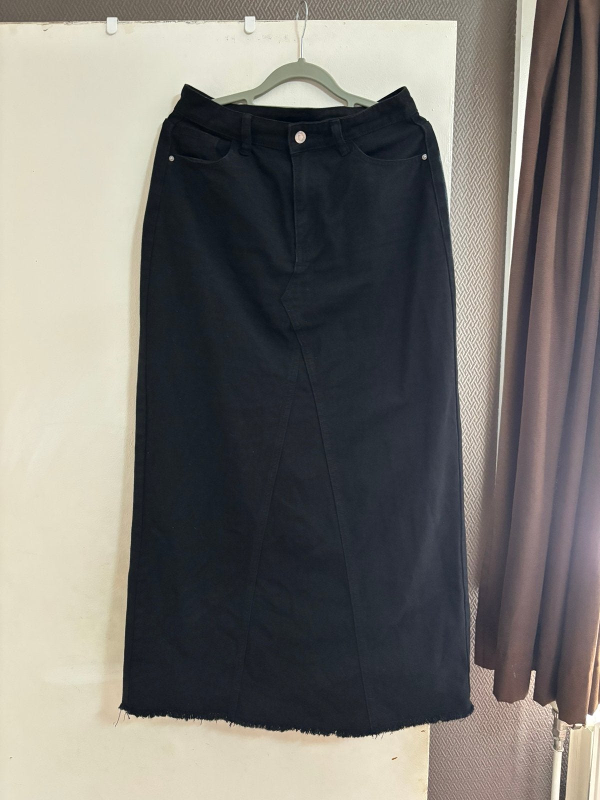 Jupe en jeans, Vêtements | Femmes, Jupes, Envoi, Comme neuf, Taille 38/40 (M), Noir