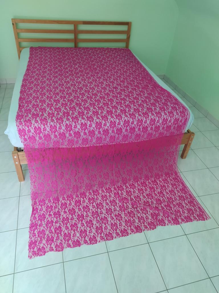 Coupon de tissus fushia 149/308 cm, Enlèvement